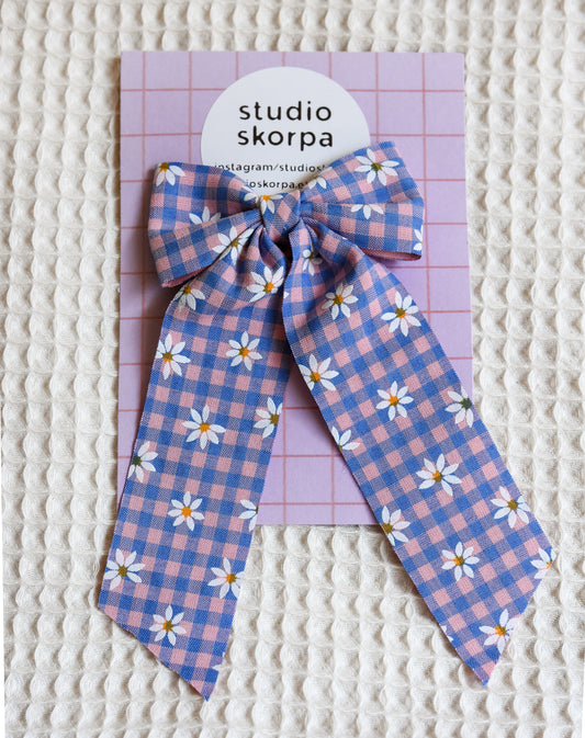 noeud long sur barette • kids
