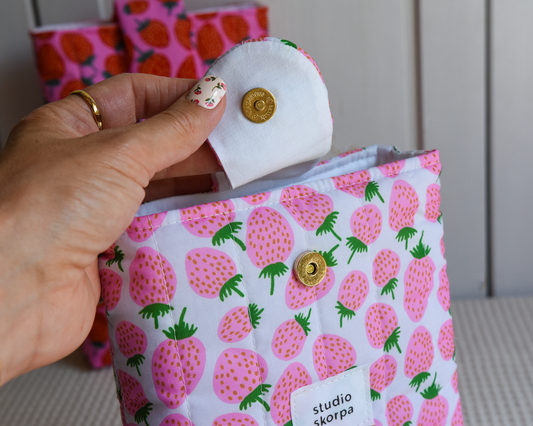 pochette livre • fraises