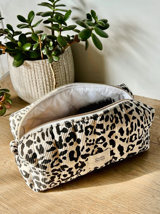 trousse pour outils cheveux • velours côtelé