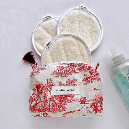clean combo • toile de Jouy rouge