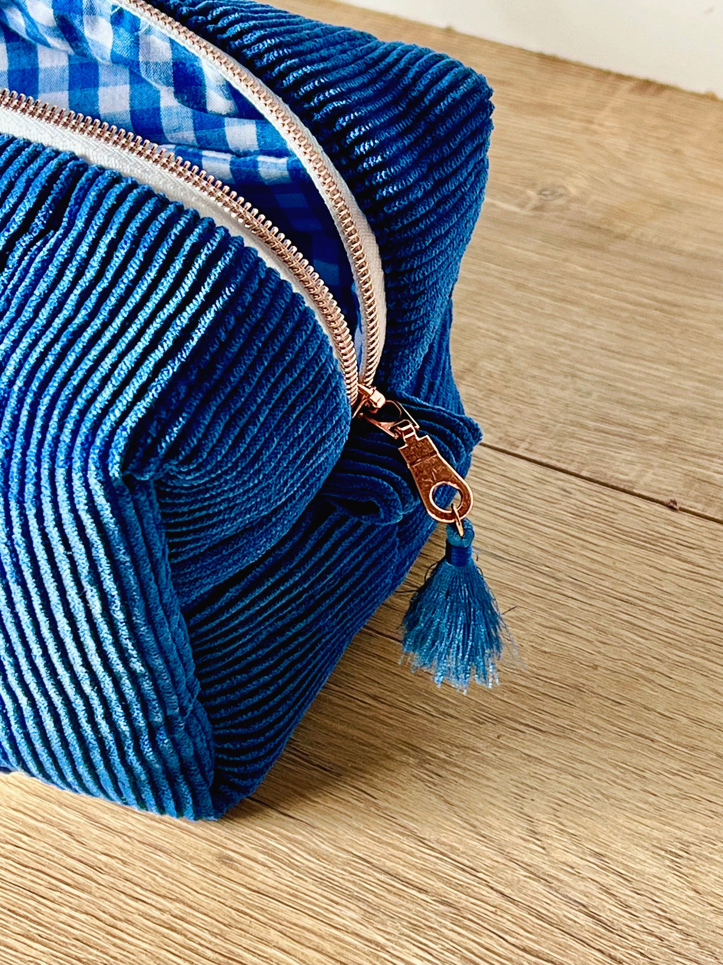 trousse pour outils cheveux • velours côtelé