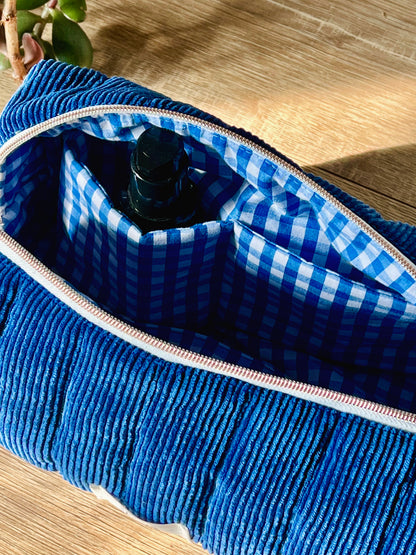 trousse pour outils cheveux • velours côtelé