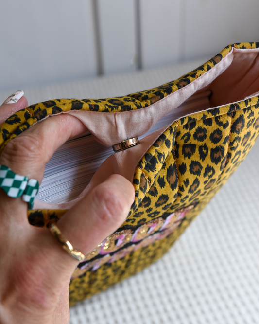 pochette livre • léopard
