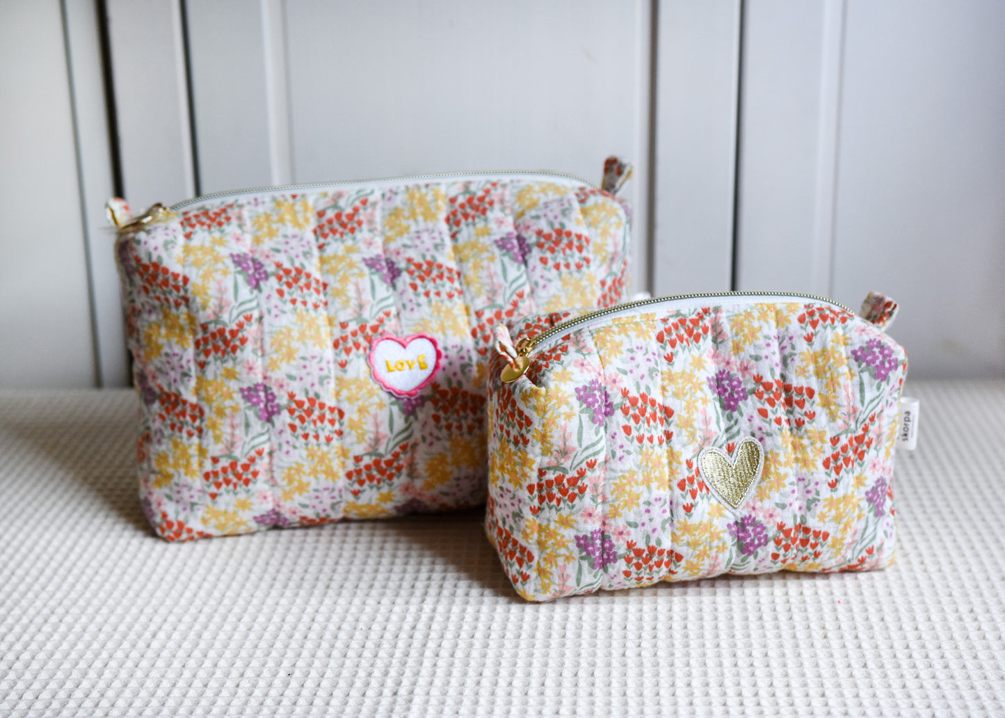 limited edition • fleuri + patch • taille S