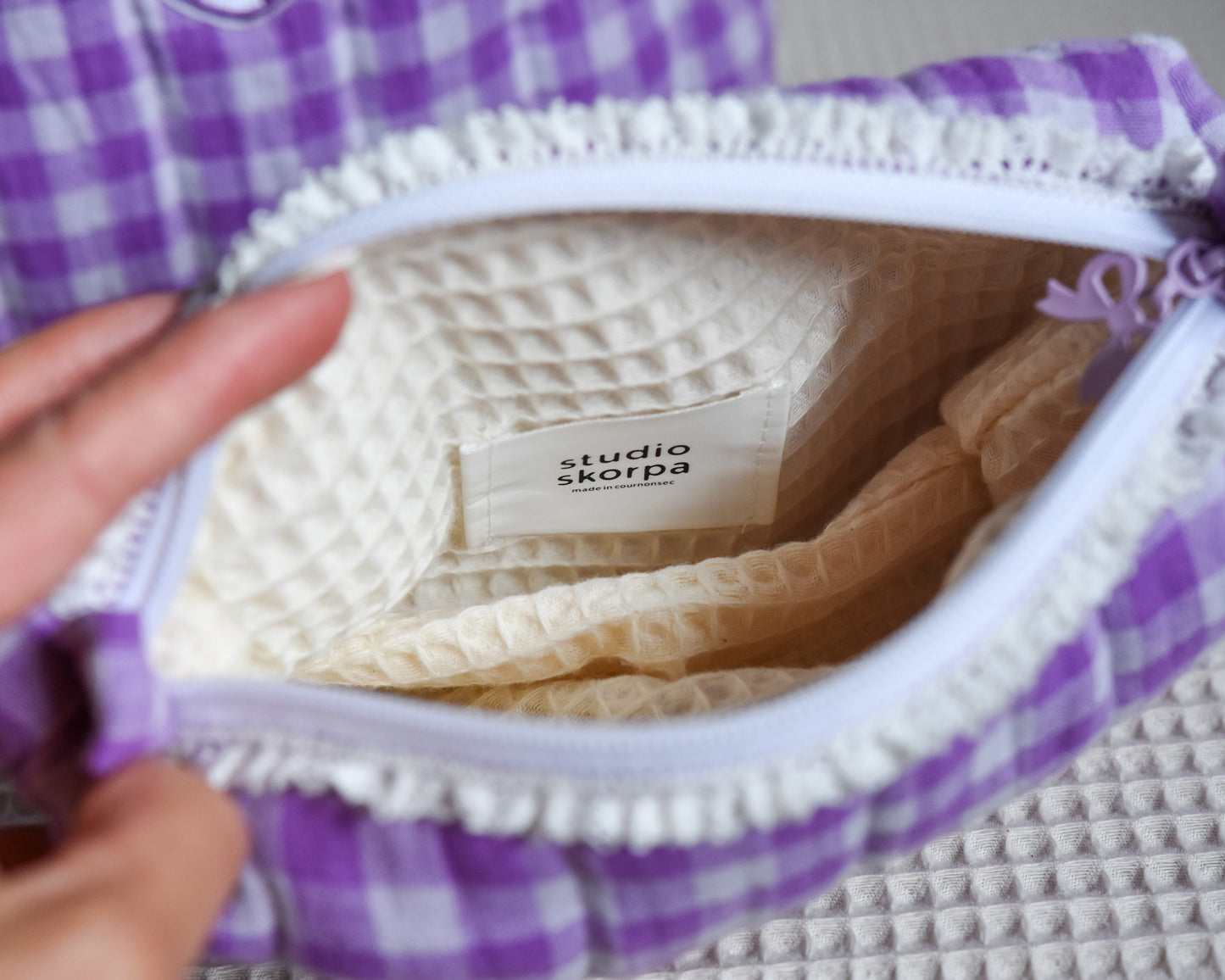 limited edition • vichy + dentelle • taille S