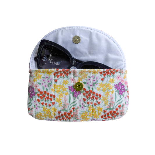étui lunettes • floral