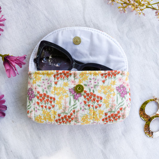 étui lunettes • floral