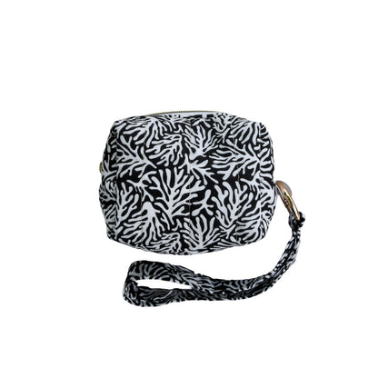 mini pochette • corail noir