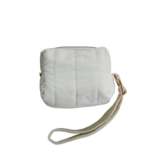 mini pochette • velours crème
