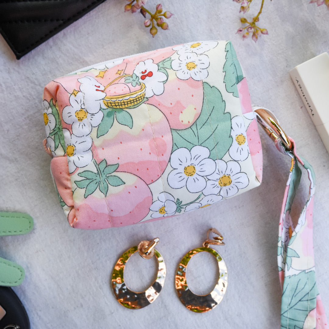 mini pochette • tulipes kawaii