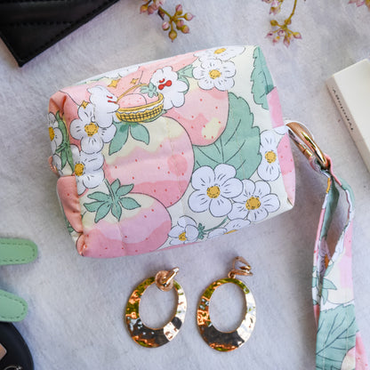 mini pochette • tulipes kawaii